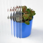 Image montrant le type de vitre au motif flutes incolore