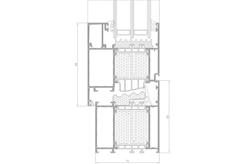Dessins tec Aliplast Genesis 75​