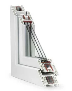 image de la vitre Rehau Synego 80 AD